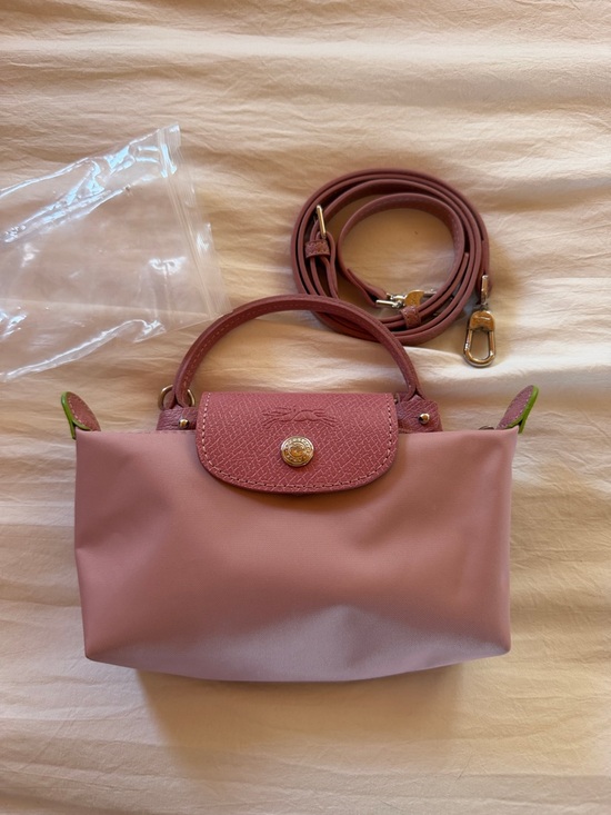 Longchamp Handbags - Longchamp Pink Women's Top-Handle Crossbody Bag- mini